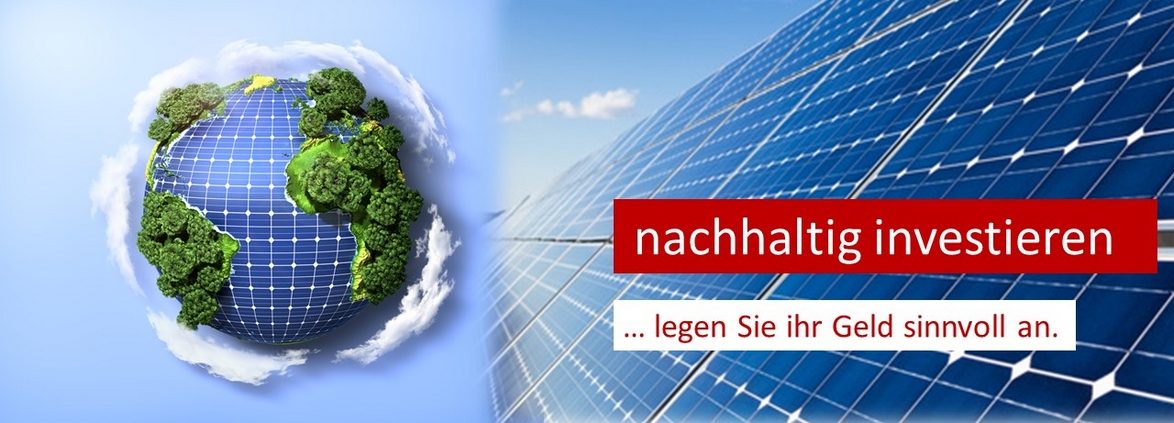 Eine Investition in eine Solaranlage in nachhaltig. Erneuerbare Energien schonen die Umwelt.