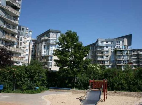 Berlin Weissensee Wohnanlage Akzent Am Steinberg Blick in den Innenhof