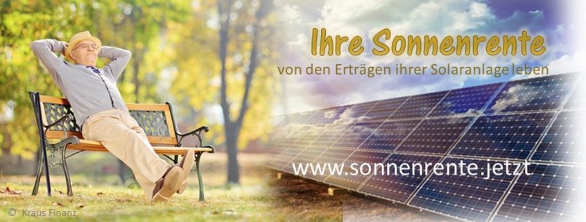 Solaranlagen sind die beste Geldanlage