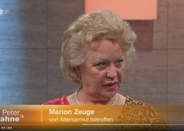 Die Rentnerin Marion Zeuge berichtet daüber, dass sie weniger Rente bekommt als ein Hartz IV Empfänger.